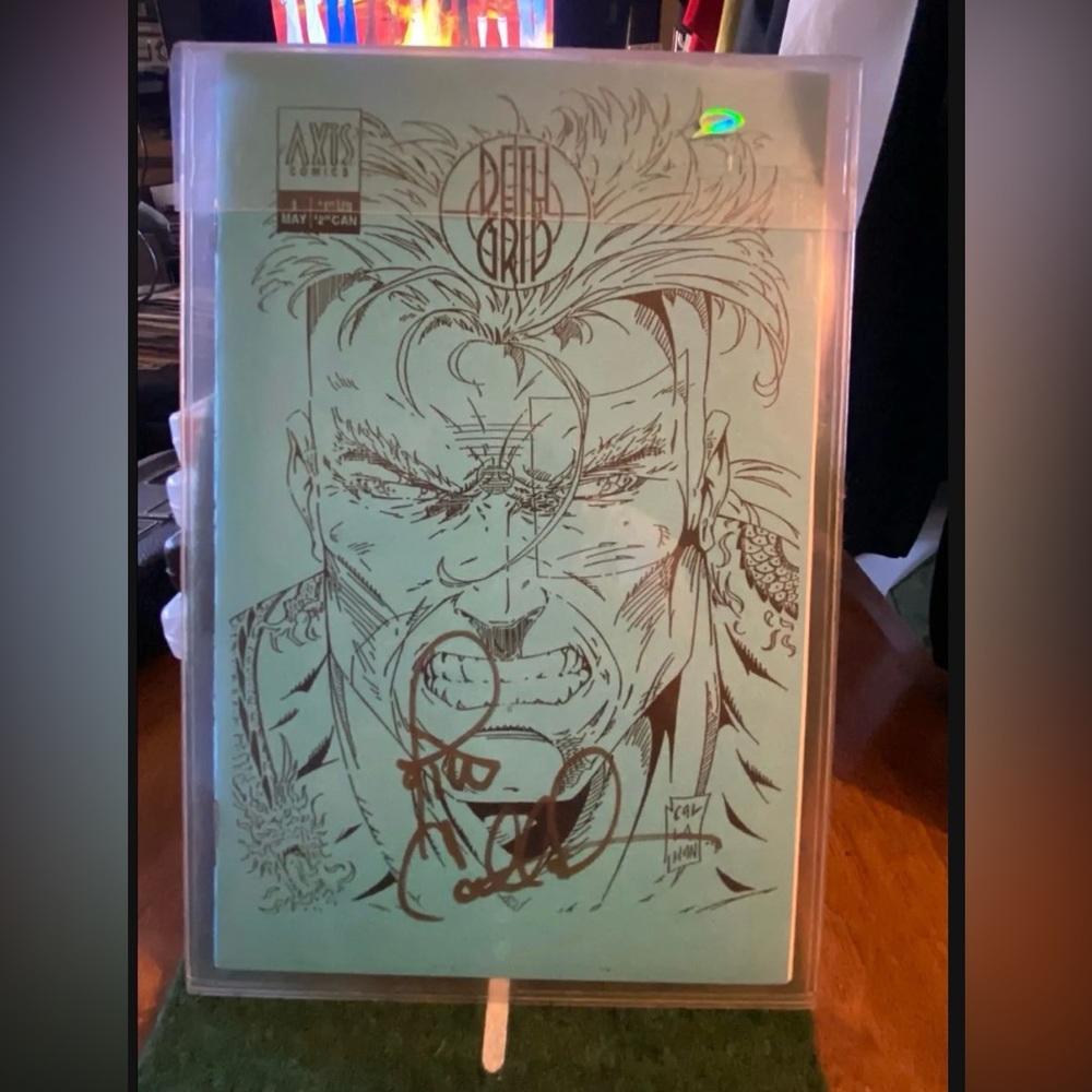Deth grip #1 ashcan autograph used